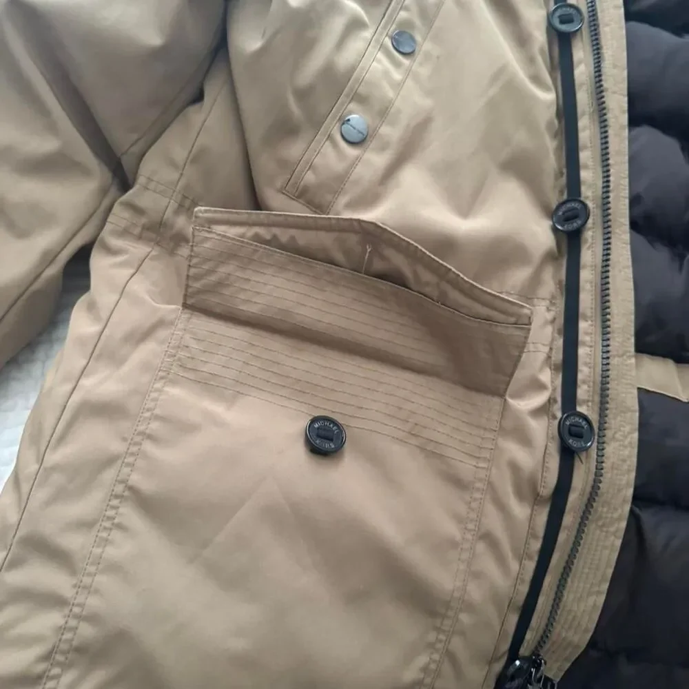 Men's Tan and Brown Michael Kors Jacket